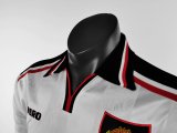 1998 Manchester United Away 1:1 Quality Retro Soccer Jersey