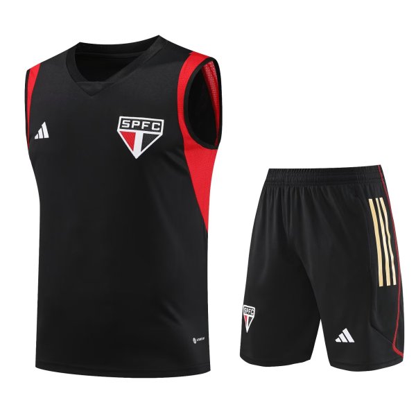 23/24 Sao Paulo Black 1:1 Quality Training Vest（A-Set）