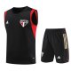 Sao Paulo Black 1:1 Quality Training Vest（A-Set）23/24