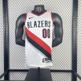 NBA Trail Blazers White HENDERERSON#00 Men Jersey Top Quality Hot Pressing Number And Name 2023