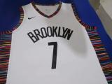 NBA Nets 7 city version white 1:1 Quality