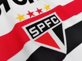 2000 Sao Paulo Home White 1:1 Retro Soccer Jersey