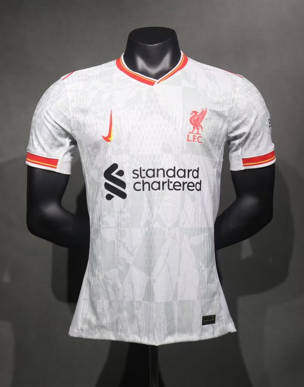 Liverpool Third White Player 1:1 Quality Soccer Jersey 24/25