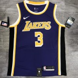 NBA Lakers crew neck Vintage purple 3 Davis with chip 1:1 Quality