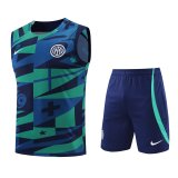 Inter Milan Green 1:1 Quality Training Vest（A-Set）22/23