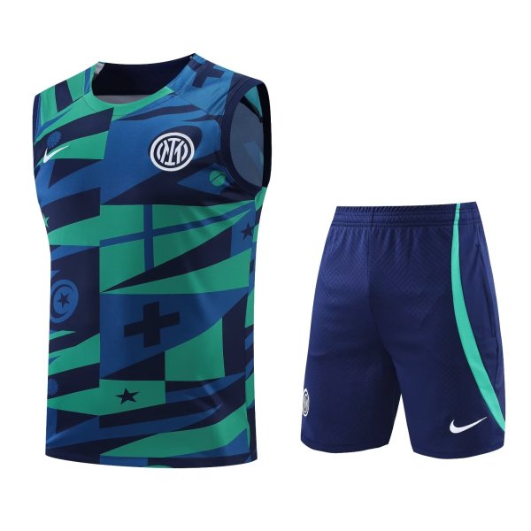 Inter Milan Green 1:1 Quality Training Vest(A-Set)22/23
