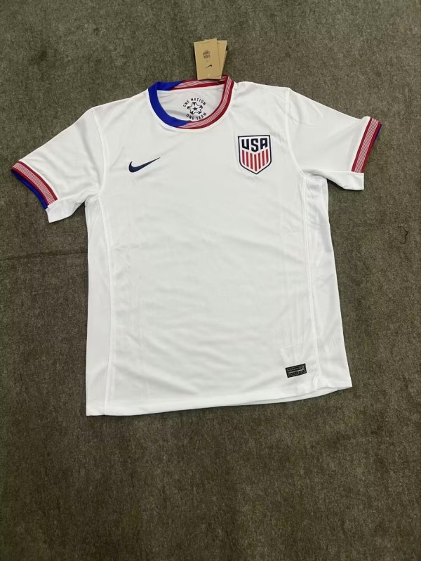 USA Home Fans 1:1 Quality Soccer Jersey 24/25