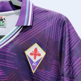 Fiorentina Home Fans 1:1 Quality Retro Soccer Jersey 1992/1993