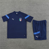 22/23 Italy Training Suit Blue 1:1 Quality Training Jersey