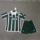 Manchester United Away Green 1:1 Quality Kids Soccer Jersey 23/24
