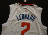 NBA New season Express (new fabric print) Leonard city version 2 dark blue, black, white 1:1 Quality