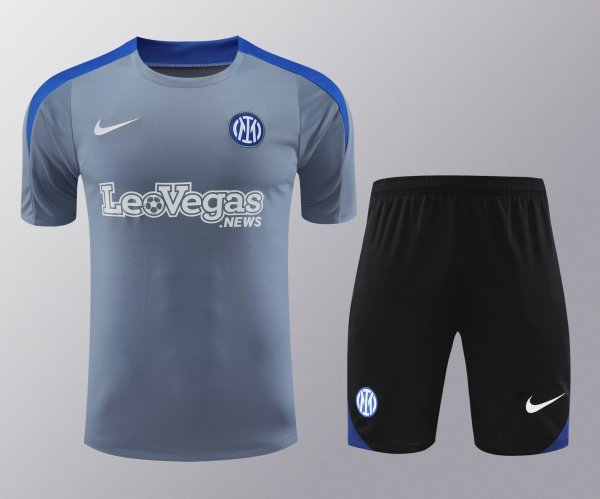 Inter Milan Grey 1:1 Quality Training Jersey(A-Set)24/25