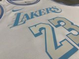 NBA Laker white James No.23 1:1 Quality