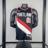 NBA Trail Blazers Black HENDERERSON#00 Men Jersey Top Quality Hot Pressing Number And Name 2023