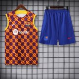 23/24 Barcelona Yellow 1:1 Quality Training Vest（A-Set）