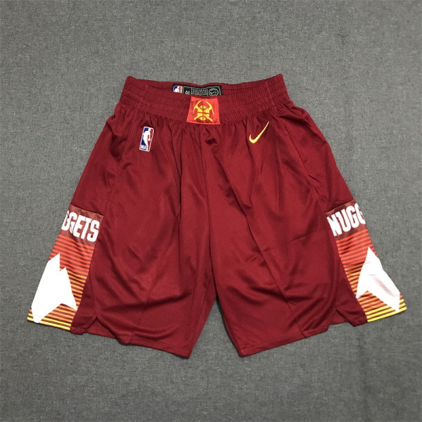 Nuggets Red City Edition 1:1 Quality NBA Pants 20/21
