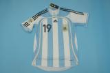 Argentina Home Fans 1:1 Quality Retro Soccer Jersey 2006/2007