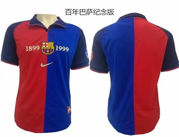 Barcelona Home 1:1 Quality Retro Soccer Jersey 1999/2000