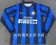 2009-2010 Inter Milan Home Long Sleeve 1:1 Retro Soccer Jersey