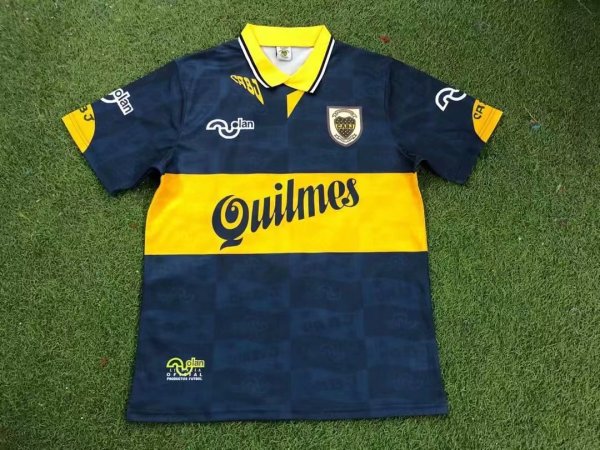 1995-1997 Boca Home Fans 1:1 Quality Retro Soccer Jersey