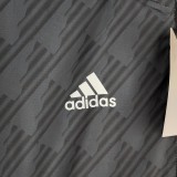 2022 Sao Paulo Black Windbreaker（白色阿迪红白三边）