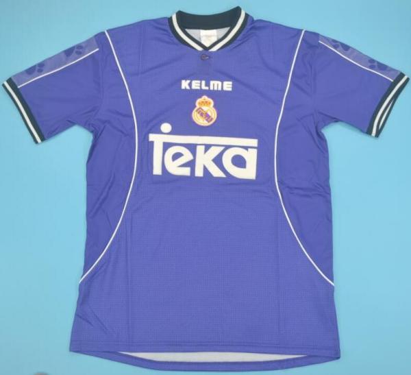 1997-1998 Real Madrid Away 1:1 Quality Retro Soccer Jersey