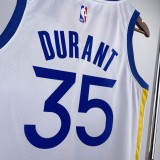 NBA Golden State Warriors White DURANT#35 Men Jersey Top Quality Hot Pressing Number And Name 2023