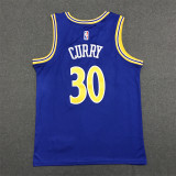 22/23 Warriors CURRY #30 Blue 1:1 Quality Retro NBA Jersey