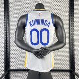 NBA Golden State Warriors White KUMINGA#00 Men Jersey Top Quality Hot Pressing Number And Name 2023