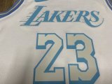NBA Laker white James No.23 1:1 Quality