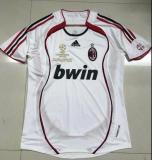 2006/2007 AC Milan Away White 1:1 Quality Retro Soccer Jersey