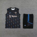23/24 Manchester United Black 1:1 Quality Training Vest（A-Set）