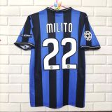 2009/2010 Inter Milan Home Fans 1:1 Quality Retro Soccer Jersey
