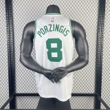 NBA Celtics White PORZINGIS#8 Men Jersey Top Quality Hot Pressing Number And Name 2023