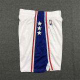 NBA 76ers White 1:1 Quality NBA Pants