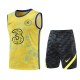 22/23 Chelsea Vest Training Suit Kit Yellow 1:1 Quality Training Jersey