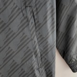 2022 Flamengo Black Windbreaker(红色阿迪红色三边）