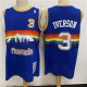 NBA Nuggets # 3 Lverson Snow mountain blue top Mesh Jersey 1:1 Quality