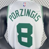 NBA Celtics White PORZINGIS#8 Men Jersey Top Quality Hot Pressing Number And Name 2023