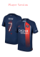 PSG Paris Home With MBAPPÉ#7 Printing In Chinese Player 1:1 Quality Soccer Jersey 23/24