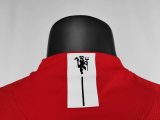 2007-2008 Manchester United Home With Embroidery Champion 1:1 Quality Retro Soccer Jersey