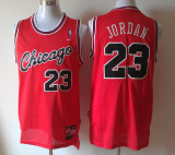 NBA Bull (mesh print) No.23 Jordan white, black, blue, red 1:1 Quality