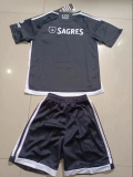 23/24 Benfica Away Black Kids 1:1 Quality Soccer Jersey