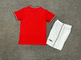 Manchester United Home Red 1:1 Kids Retro Soccer Jersey 2000/2002