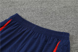 22/23 Barcelona Training Suit Short Sleeve Kit Blue 1:1 Quality Training Jersey