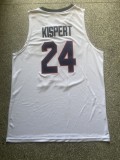 NCAA University of Gonzaga #24 white university Jersey 1:1 Quality
