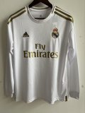 Real Madrid Home Long Sleeves 1:1 Quality Retro Jersey 2019/2020