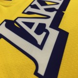 NBA Laker retro yellow V-lead Sucheng city version No.0 Kuzma belt chip 1:1 Quality