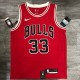 NBA Bulls crew neck red 33 with chip 1:1 Quality