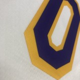 NBA Laker crew neck retro white No. 0 Kuzma with chip 1:1 Quality
